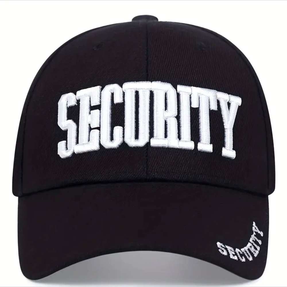 “SECURITY” Embroidered Hat!